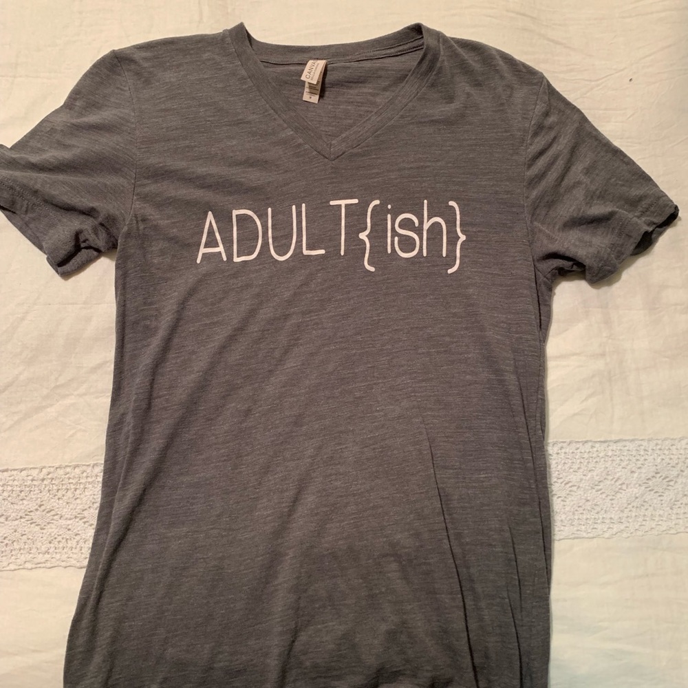 Graphic tee | gray | Adult{ish} | size M